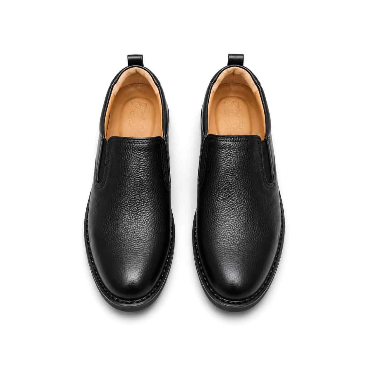 Chaussure medicale 120 noir cuir.......... miniature